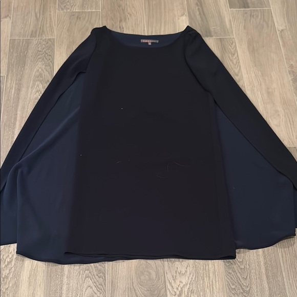 Issue Black Long Sleeve Dress With Cape Size M - Picture 1 of 3